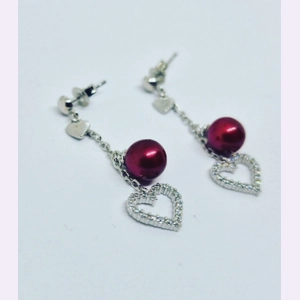 Dangle Heart Earrings