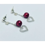 Dangle Heart Earrings
