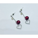 Dangle Heart Earrings
