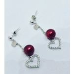 Dangle Heart Earrings
