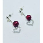 Dangle Heart Earrings