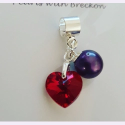 January Birthstone Charm