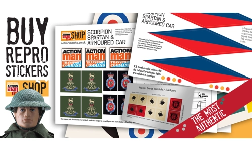 STICKERS for Action Man / GI Joe