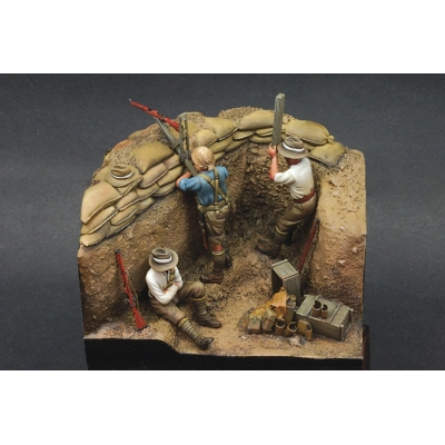 The Periscope Rifle, Galipolli– WWI Diorama in 50mm 1/35 using Masterbox Figures MB3540 and a Ruine The Periscope Rifle, Galipolli– WWI Diorama in 50mm 1/35 using Masterbox Figures MB3540 and a Ruine