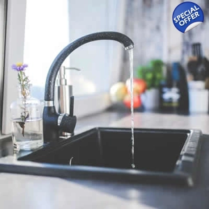 Marble Sink and Single Hole Faucet