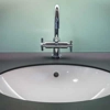 Marble Sink and Single Hole Faucet