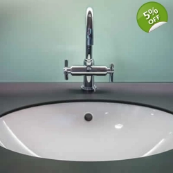 Modern Faucet and Egg Sink