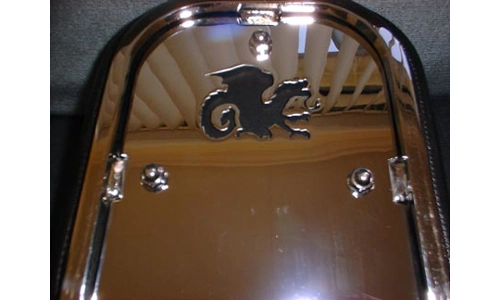 Honda Valkyrie Passenger Pad cover : Dragon Cutout