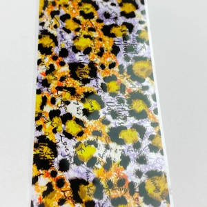 Yellow Leopard Nail Art Foil - 1 Meter