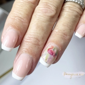 Flamingo Tropics Nail Art Foil - 1 Meter