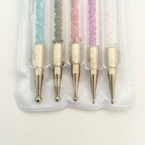 Double-Ended Crystal Handle Dotting Tool Set 5 pieces