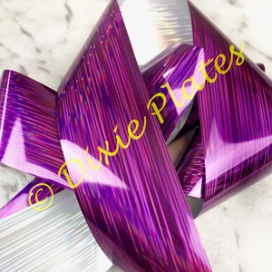 Lazer Plum Nail Art Foil - 1 Meter