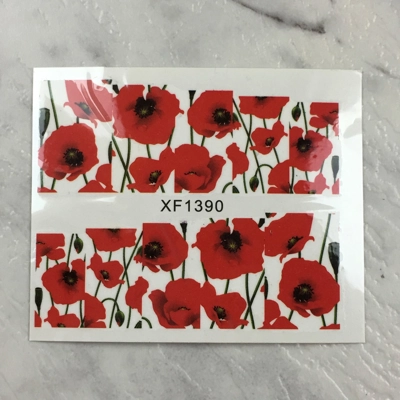 Poppy Water Decals