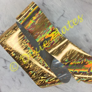 Molten Gold Nail Art Foil - 1 Meter