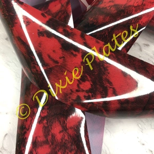 Red Marble Nail Art Foil - 1 Meter