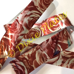 Burgundy Rose Nail Art Foil - 1 Meter