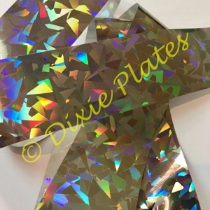 Silver Crystals Art Foil - 1 Meter