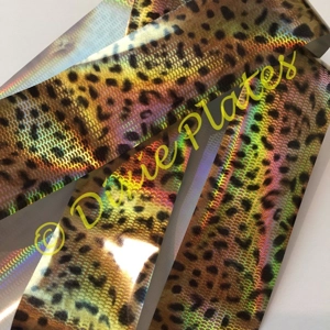 Golden Holo Leopard Nail Art Foil - 1 Meter