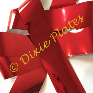 Red Metal Nail Art Foil - 1 Meter