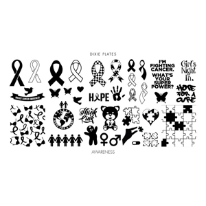 Dixie Plates Awareness Mini Plate