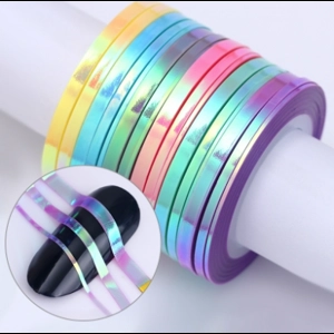 Mermaid Candy Striping Tape - 3 Pack - Pink