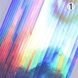 Metallic Holographic Laser Nail Tape