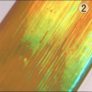 Metallic Holographic Laser Nail Tape