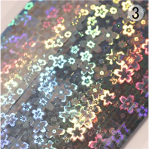 Metallic Holographic Laser Nail Tape