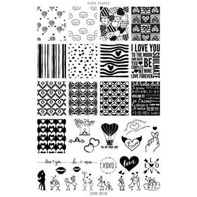 Dixie Plates Love 2018 ..