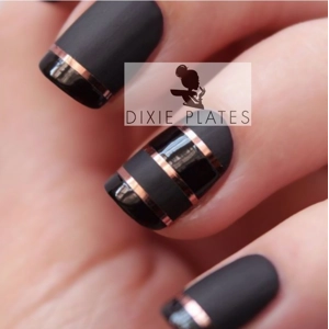 Rose Gold Glitter Striping Tape