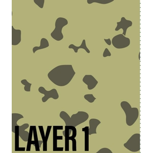 Dixie Plates Camouflage 01 Mini Plate