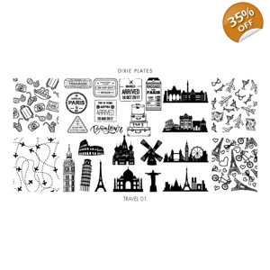 Dixie Plates Travel 01 Mini Plate