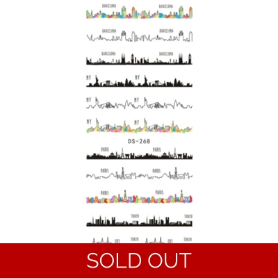 Cityscape Water Decals