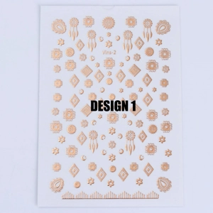 Rose Gold Boho Stickers - 2 Designs