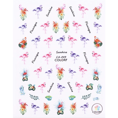 Fancy Flamingo Nail Art..