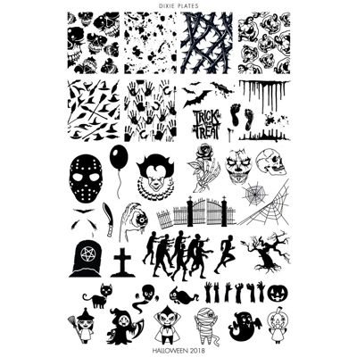 Dixie Plates Halloween 2018 LIMITED EDITION