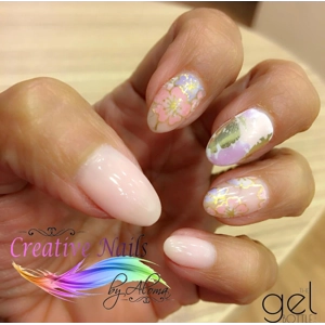 Oriental Floral Nail Art Foil - 1 Meter