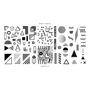 Dixie Plates Shape Up 01 Mini Plate