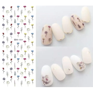 Delicate Floral Water Decals