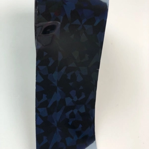 Shattered Black Nail Art Foil - 1 Meter