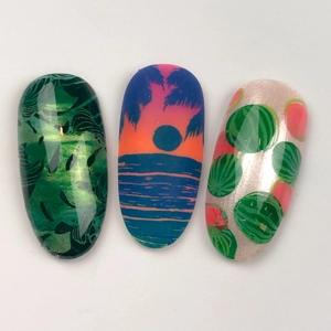 Dixie Plates Tropical Paradise Plate