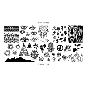 Dixie Plates Festival Fever 01 Mini Plate