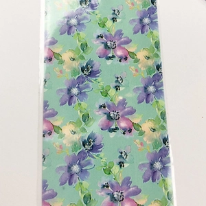 Watercolour Lilacs Nail Art Foil - 1 Meter