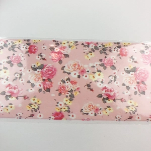 Baby Pink Roses Nail Art Foil - 1 Meter