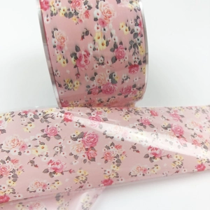 Baby Pink Roses Nail Art Foil - 1 Meter