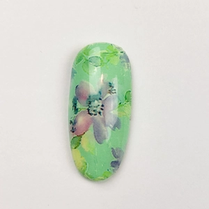 Watercolour Lilacs Nail Art Foil - 1 Meter