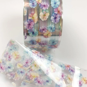 Pretty Pansies Nail Art Foil - 1 Meter