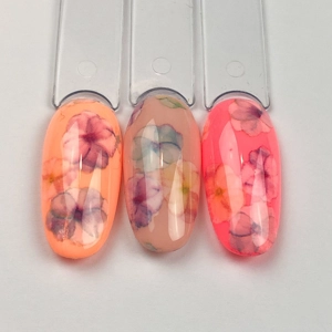 Pretty Pansies Nail Art Foil - 1 Meter