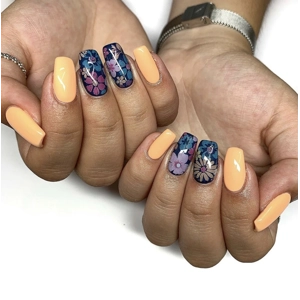 Flower Power Nail Art Foil - 1 Meter