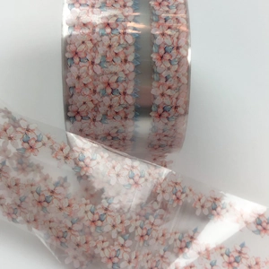 Tropical Frangipani Nail Art Foil - 1 Meter